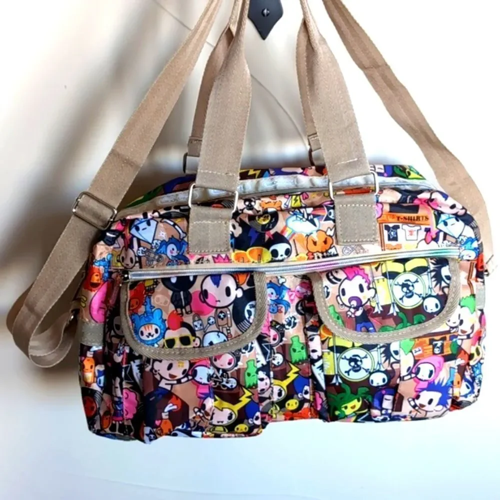 Tokidoki ProSportsac Med Duffel Weekender Bag Pockets Kawaii Japan Anime…